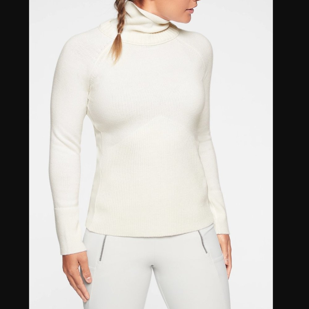 Athleta Mesa Hybrid Turtleneck Sweater Size XXS